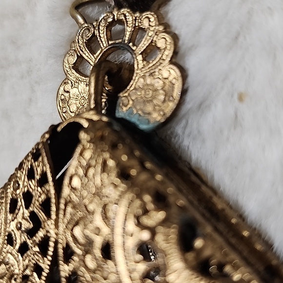 VINTAGE  BEADED HAND BAG. - Picture 3 of 10